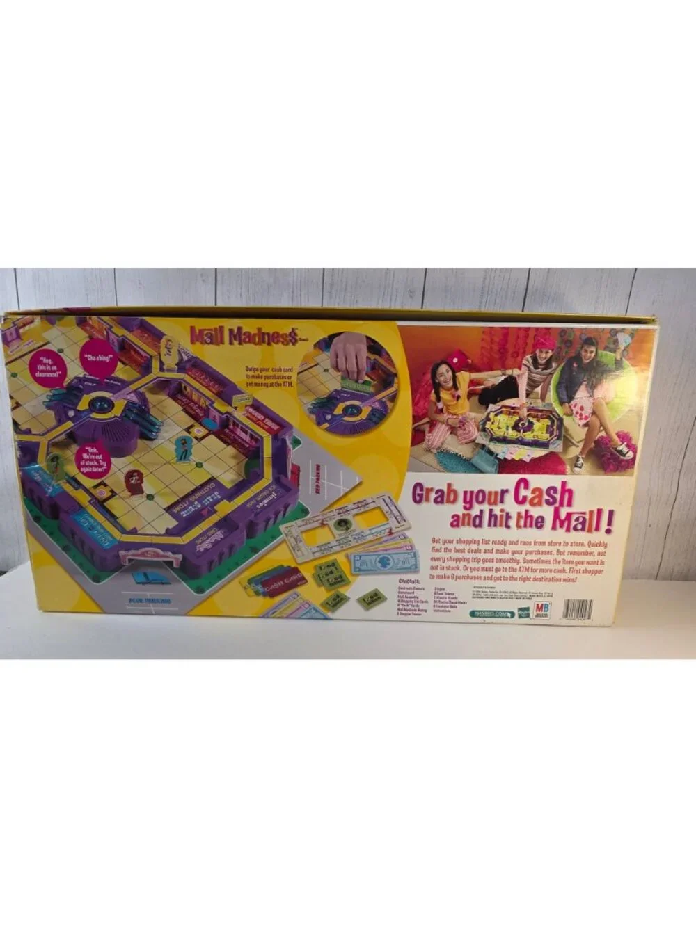 VTG MALL MADNESS BOARD GAME TALKING ELECTRONIC HASBRO MILTON BRADLEY complete